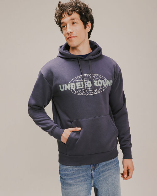 Sudadera Estampada Azul